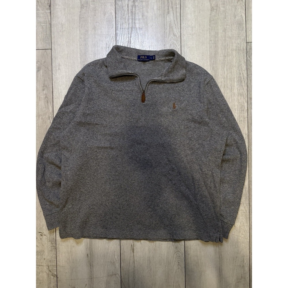 polo ralph lauren quarter zip sweater‎ Size L Men